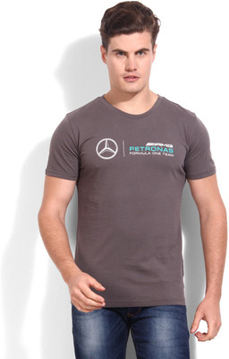 

Puma Printed Men' Round Neck Grey T-Shirt