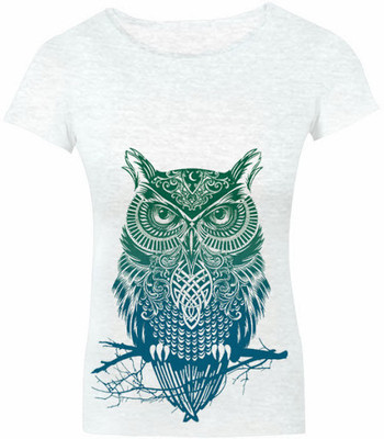 

SayItLoud Printed Women' Round Neck Grey T-Shirt