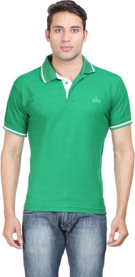 

Sniper Solid Men's Polo Neck Green T-Shirt, Pgreen