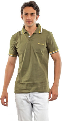 

BG69 Solid Men's Polo Neck Dark Green T-Shirt, Olive
