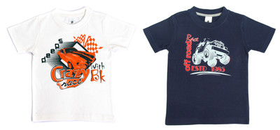 42% OFF on Bio Kid Boys Printed T Shirt(Multicolor, Pack of 2) 42% OFF on Bio Kid Boys Printed T Shirt(Multicolor, Pack of 2)