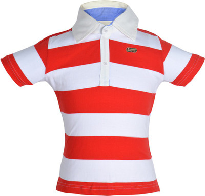 

Gkidz Boys Printed Cotton T Shirt(Red, Pack of 1