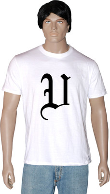 

Tshirt.in Graphic Print Men' Round Neck White T-Shirt, Pearl white