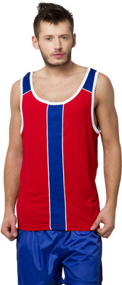 

Yepme Solid Men's Round Neck Red, White T-Shirt