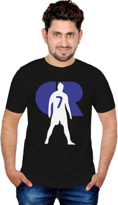 

INKIT Graphic Print Men's Round Neck Black T-Shirt