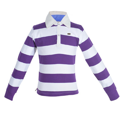 

Gkidz Boys Striped Cotton T Shirt(Purple, Pack of 1
