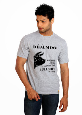 CAMPUS SUTRA Printed Men Round or Crew White T-Shirt CAMPUS SUTRA Printed Men Round or Crew White T-Shirt