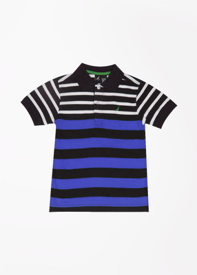 

Nautica Boys Solid Cotton T Shirt(Multicolor, Pack of 1, 416