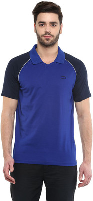 

Ajile by Pantaloons Solid Men' Polo Neck Blue T-Shirt, Royal blue
