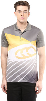 

Ajile by Pantaloons Printed Men's Round Neck Grey T-Shirt, Dark grey