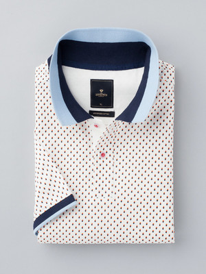 INVICTUS Printed Men Polo Neck Red T-Shirt