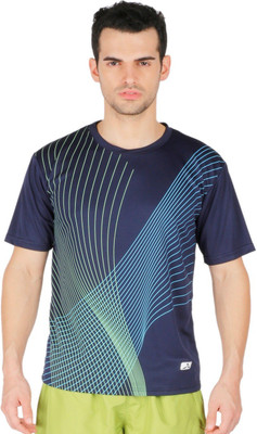 

Vector X Printed Men's Round Neck Blue T-Shirt