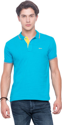 

Mufti Solid Men's Polo Neck Blue T-Shirt, Turq