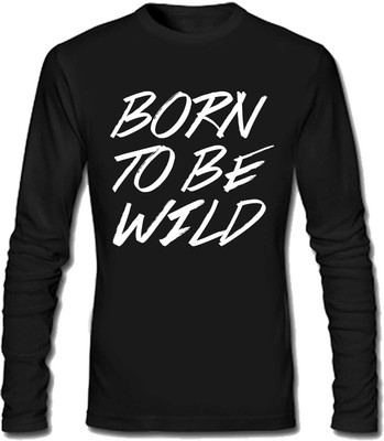 

SayItLoud Printed Men' Round Neck Black T-Shirt