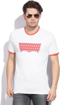 

Levi's Printed Men's Round Neck White T-Shirt