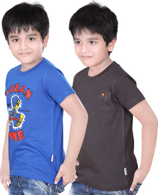 

Dongli Boys Solid T Shirt(Multicolor, Pack of 2)
