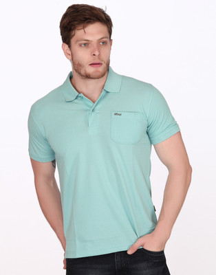 

Fritzberg Solid Men's Polo Neck Light Blue T-Shirt, Aqua