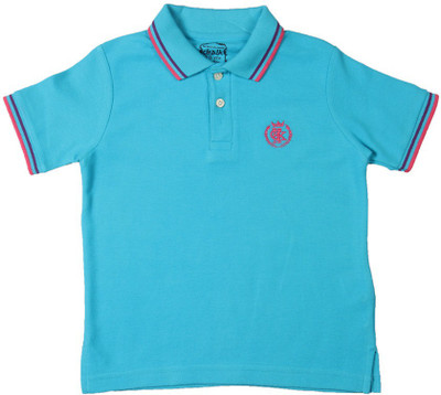 

Chalk by Pantaloons Boys Solid T Shirt(Light Blue, Pack of 1