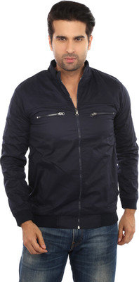 

Got It Solid Men's Flap Collar Neck Black T-Shirt