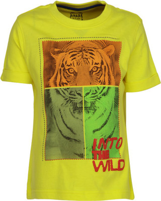 

Chalk by Pantaloons Boys Graphic Print T Shirt(Yellow, Pack of 1