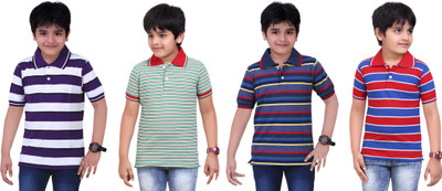 

Dongli Boys Printed T Shirt(Multicolor, Pack of 4)