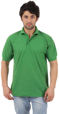 

Rockhard Solid Men's Polo Neck Green T-Shirt