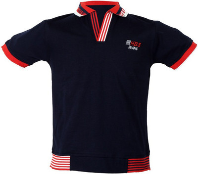 

Awack Boys Solid Cotton T Shirt(Dark Blue, Pack of 1, Navyblue
