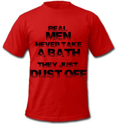 

SayItLoud Printed Men's Round Neck Red T-Shirt