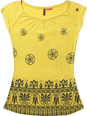 

SuperYoung Girls Printed T Shirt(Yellow