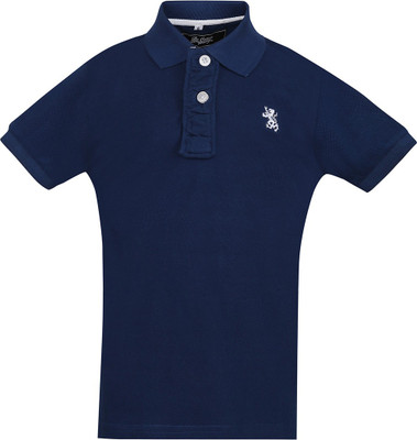 

The Cotton Company Boys Solid T Shirt(Blue, Pack of 1, Royal blue