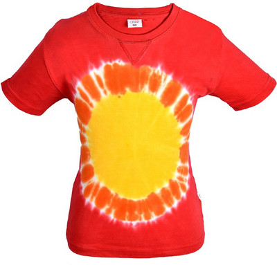 

Gkidz Boys Printed Cotton T Shirt(Red, Pack of 1