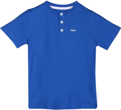 

Chalk by Pantaloons Boys Graphic Print T Shirt(Blue, Pack of 1, Cobalt blue
