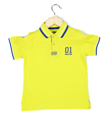 

Chalk by Pantaloons Boys Solid T Shirt(Yellow, Pack of 1, Sulphur spring