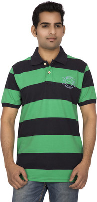 

Red Line Striped Men's Polo Neck Green, Blue T-Shirt, Dark green