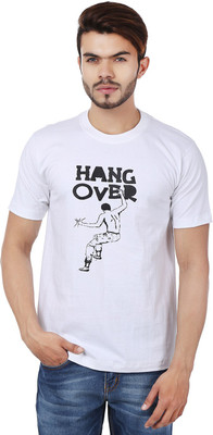 

Weardo Printed Men's Round Neck White T-Shirt
