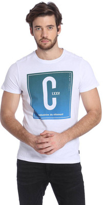

Jack & Jones Graphic Print Men's Round Neck White T-Shirt
