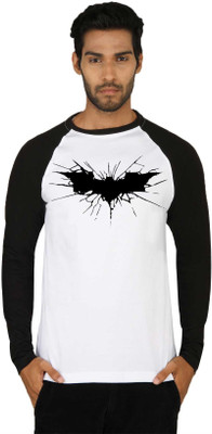 

SayItLoud Graphic Print Men' Round Neck White, Black T-Shirt, Black;white