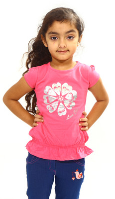 37% OFF on Bio Kid Girls Printed T Shirt(Pink) 37% OFF on Bio Kid Girls Printed T Shirt(Pink)