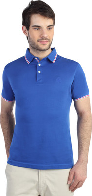 

Blackberrys Solid Men's Polo Neck Blue T-Shirt, Dazzling blu