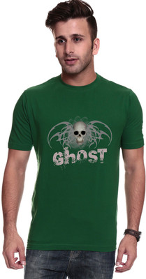 

Trendster Printed Men's Round Neck Green T-Shirt