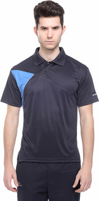 

Sport Sun Solid Men' Polo Neck Dark Blue T-Shirt, Navy