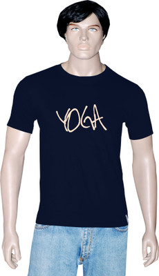 

Tshirt.in Graphic Print Men's Round Neck Dark Blue T-Shirt, Navy