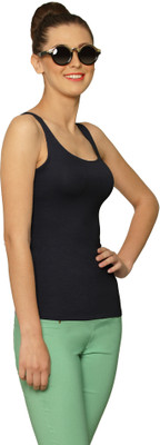 

Miss Chase Solid Women's Fashion Neck Grey T-Shirt, Dark grey