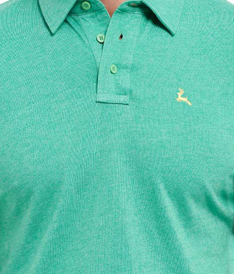 

Parx Solid Men's Polo Neck Green T-Shirt