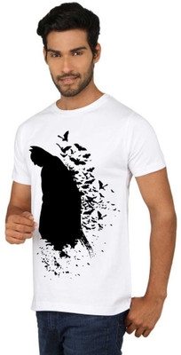 

SayItLoud Graphic Print Men's Round Neck White T-Shirt
