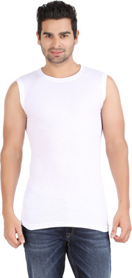 

Zippy Striped Men' Round Neck White T-Shirt