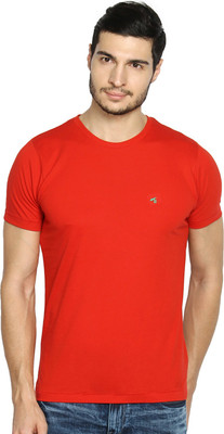 

The Indian Garage Co. Solid Men' Round Neck Red T-Shirt
