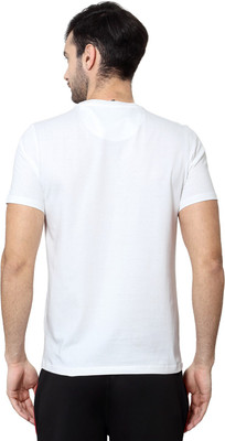 

Ajile by Pantaloons Printed Men's Round Neck White T-Shirt