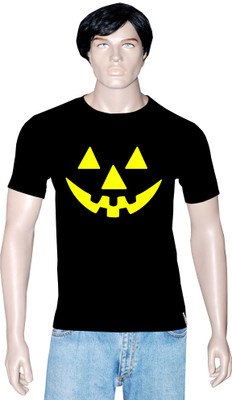 

Tshirt.in Graphic Print Men's Round Neck Black T-Shirt, Jet balck