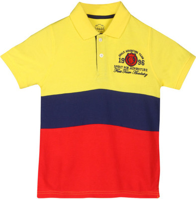 

Chalk by Pantaloons Boys Solid T Shirt(Yellow, Pack of 1